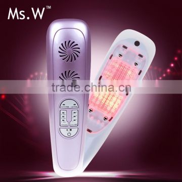 electric LED microcurrent handheld vibrating comb breast massage machine,Health care product with screen