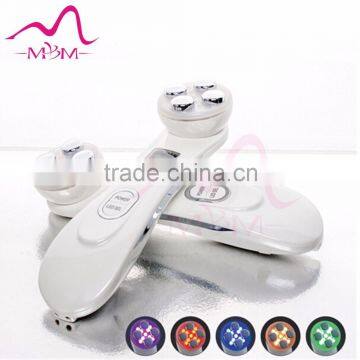 Led light therapy and galvanic face beauty massager