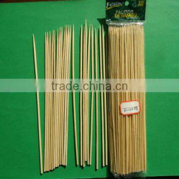 High Quality Disposable Round Smooth Bamboo Skewer