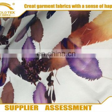 Fullgold Textile Company Competitive Price Wholesale Scuba Fabric Shaoxing Digital Printting Fabric Fashion Design