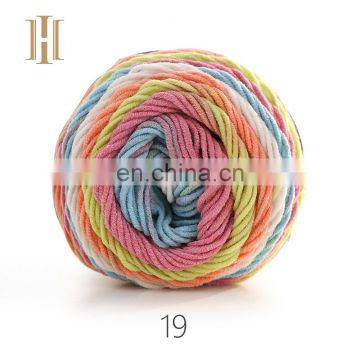China market jiangsu hot selling cotton blend yarn for handicraft products cotton acrylic blend yarn