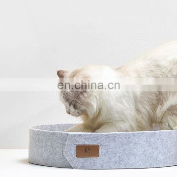 Custom Brand FBA Service Quality Hard Paper Felt Scratching Bowl board Cats