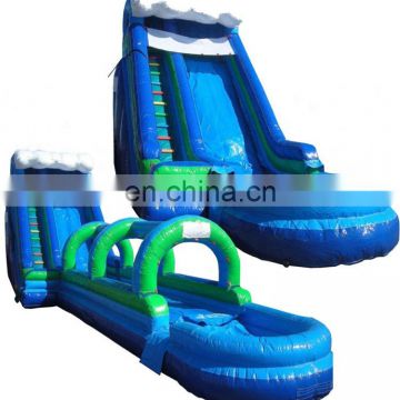 Used Outdoor Large Plastic Slide Inflatable Water Pool  Play Equipment Slide slides On Beach for Sale