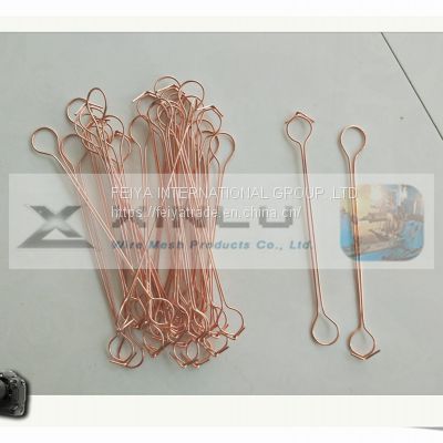 PVC coated wire ties, PVC coated double loop wire ties