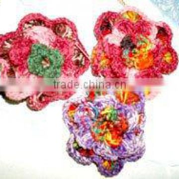 Hand Crochet Flower hairband