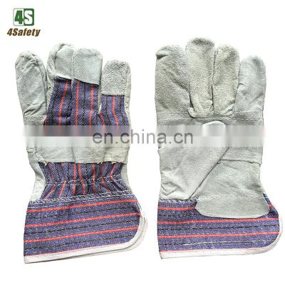 4SAFETY Leather Gloves For Men Working Use Factory Price