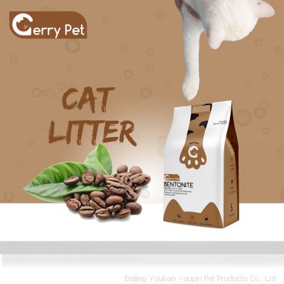 Coffee Scent Bentonite Cat Litter Gerry Pet Dust Free 20L /10L /5L