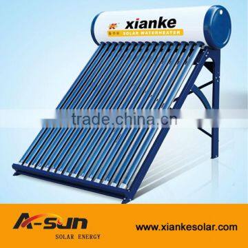 Cheap price low pressurized vacuum tube / glass tube solar water heater