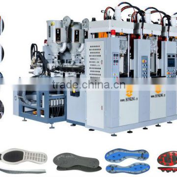HM-118 4 station tr/tpu shoes sole injection moulding machine