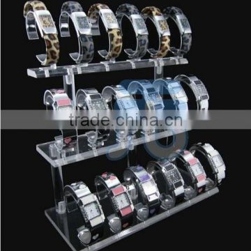 Customized Acrylic watches holder display showcase