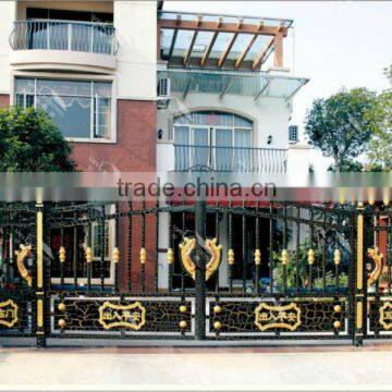 Europeanism courtyard garden park high-grade aluminum/wrought iron gate of the courtyard villas