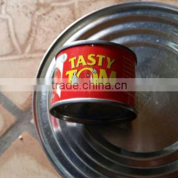 Tasty Tom Quality Canned Tomato Paste/Tinned Tomato Paste 2200g*6+70g*6