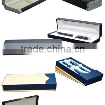 custom all styles paper pen box/leather pen box