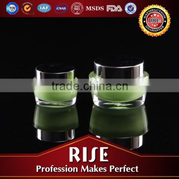 ISO9001 Customizable shape Arcrylic Lotion use acrylic cream jar