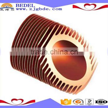Extruded Copper Fin Tube for air Cooler and heat exchanger
