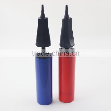 Plastic balloon inflator/tube balloon bump made in china
