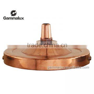 Copper Vintage Pendant Light Diameter 100mm Metal Hanging Lighting Ceiling Rose