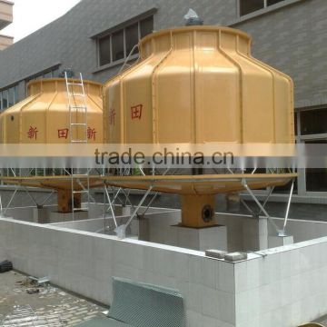 Zillion Low price Industrial frp counter flow water cooling tower with water chiller made in China manufacturer