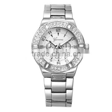 geneva stainless steel bracelet ladies guangzhou wrist watches