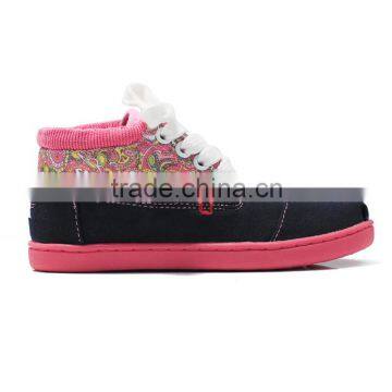 Wholesale Kids Canvas Shoes lace up botas for youth