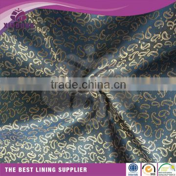 China textile fashionable polyester rayon jacquard viscose suit lining fabric