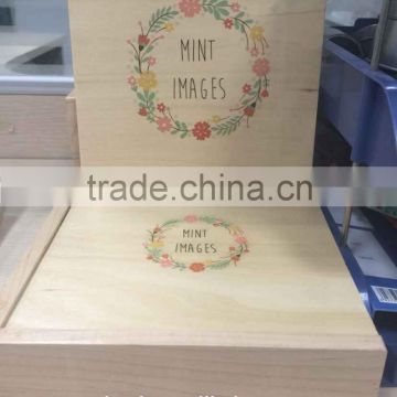2015 best wedding gift wooden usb flash drive with box, custom natural woode usb flash drive, wholesale price usb flash memory