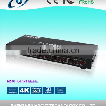 High quality 4x4 HDMI Matrix with EDID control