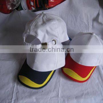 6 panels baisic on cap baseball cap promotion cap