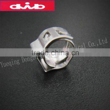 304 Stainless Steel Small Diameter Seamless Ear Type Hose Clamp(5.3-6.5mm Range)