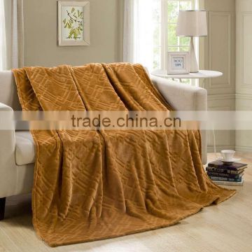 Solid Color Flannel Blanket Wholesale China Factory