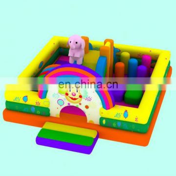 inflatable doll city playground,cute baby elephant inflatable fun city