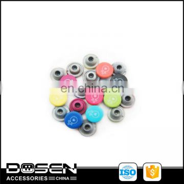 fancy metal zinc alloy color buttons
