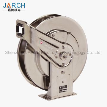 Spring Loaded Stainless Steel Water Reels Industrial Automatic