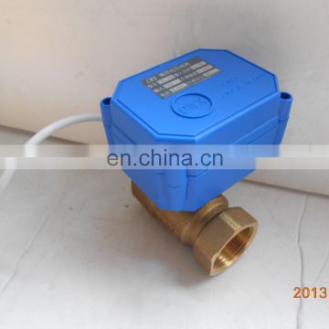 5V 12V CWX-15N brass ss304 12v dc electric water valve shut off