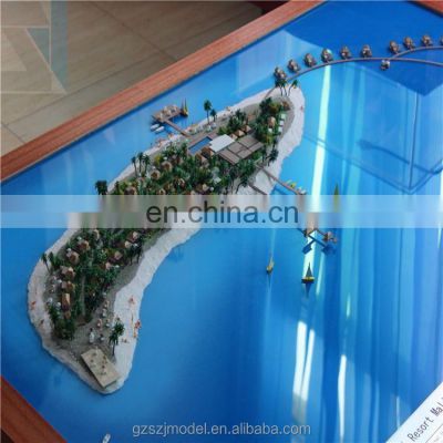 Architectural design of house 3d visualization miniature zone plan hotel building model