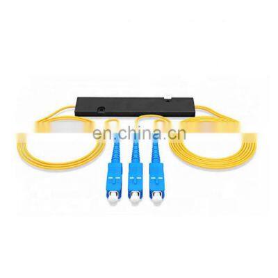 1* 2  stainess tube  ratic  fiber optic splitter box vidio splitter