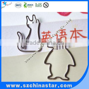 Promotional big size metal flat wire clips