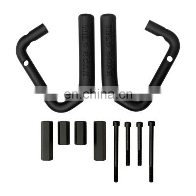 Front Grab Handles For Jeep Wrangler JK JKU 2007-2018 Steel Black Front Grab Handle Bar Kit