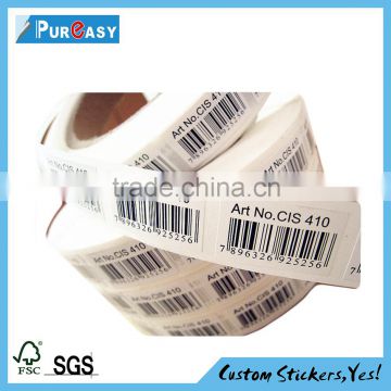 Adhesive Barcode sticker with competitive advantage