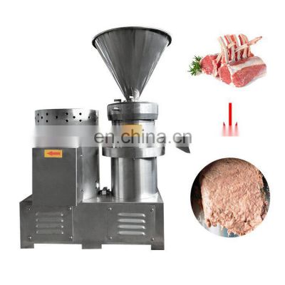 automatic colloid mill peanut butter chicken bone grinder crusher continuous nuts roaster