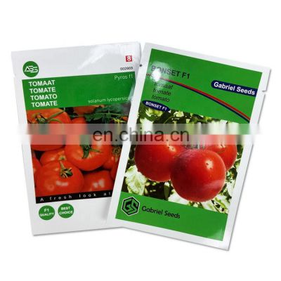 custom herb packet sealging aluminium foil paper pouch bag for seed