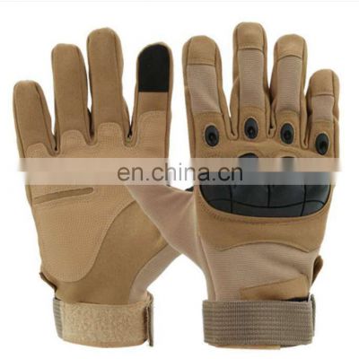Factory Direct Gold Supplier Customized Size Fight Cycling Touch Screen Hard Knuckle Sports Tactical Gloves