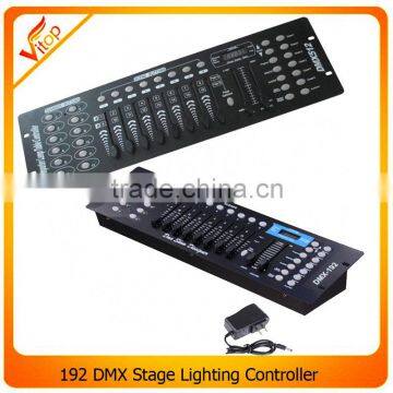 Hot sale disco stage light 192 channel dj console dmx controller