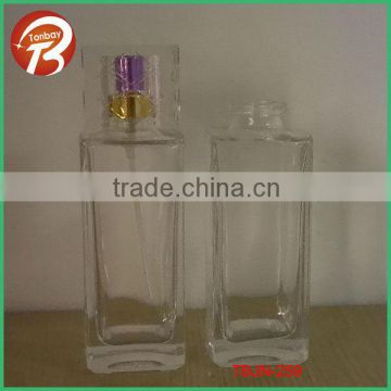 high quality 50ml rectangular perfume glass bottle TBJN-259