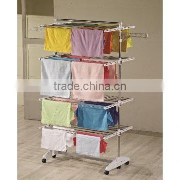 High quality stainless steel extendable clothing rack E4