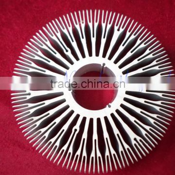 All kinds of round aluminium radiator profile
