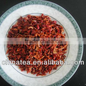 red bell pepper granules dehydrated