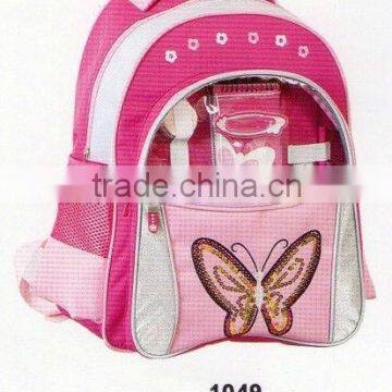 2013 quality kids school bags with side pocket