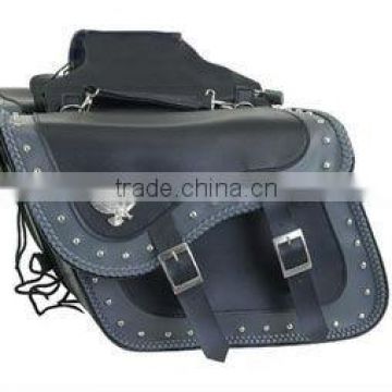 High Quality Leather Motorcycle Saddle Bags