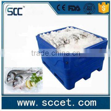 Fisheries industry, fish storage cooler, storage bins, storage box